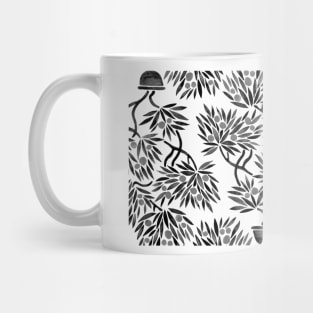 Black Bonsai - Orange Mug